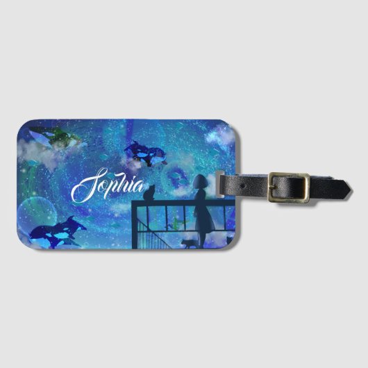 オルカクジラ ラゲッジタグ (正面横)