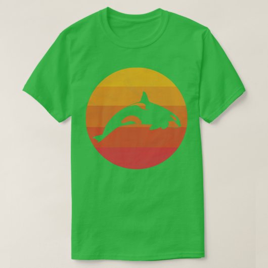 オルカクジラ Tシャツ (デザイン正面)
