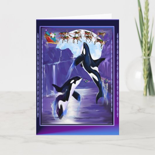 オルカクリスマス シーズンカード (正面)