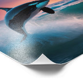 オルカジャンプ フォトプリント            (角)