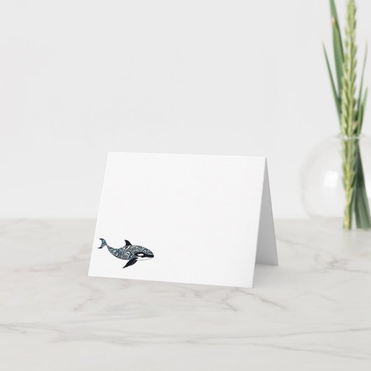 オルカドールスモール ノートカード (正面)