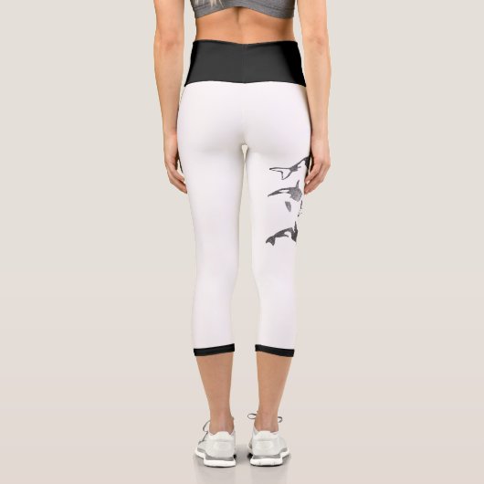 オルカハイウェイストエステグランジティックヨガカプリス カプリレギンス (裏面)