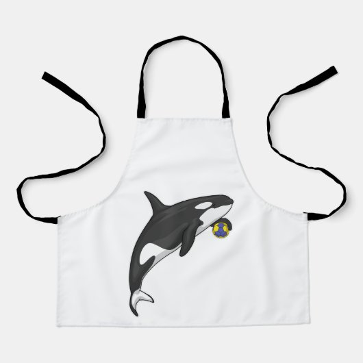 オルカハンドボール選手ハンドボール エプロン (正面)