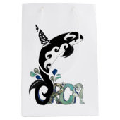 オルカフリーダムアート抱き枕 ミディアムペーパーバッグ (正面)