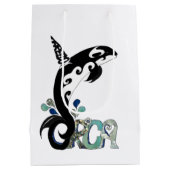 オルカフリーダムアート抱き枕 ミディアムペーパーバッグ (裏面)