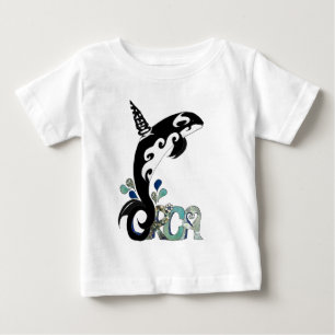 オルカフリーダムアート ベビーTシャツ