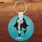 オルカブルー キーホルダー (正面)