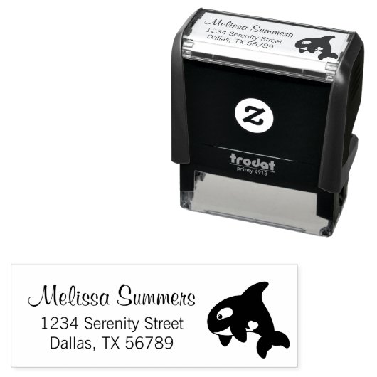 オルカホエールアドレス セルフインキングスタンプ (インサイチュ)