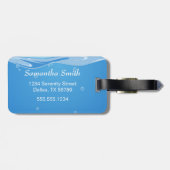 オルカホエールイン海 ラゲッジタグ (裏面横)