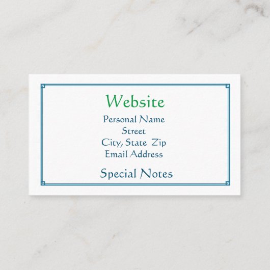 オルカホエール帆船パームツリー海ビーチトロピカル 名刺 (裏面)