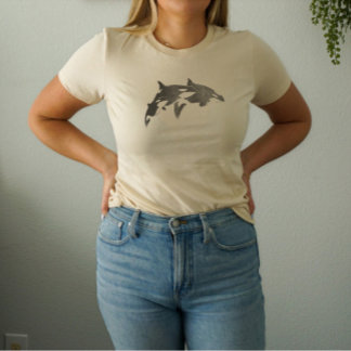 オルカポッドグランジエステティックシャツ Tシャツ