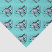 オルカマップティール（緑がかった色） 薄葉紙 (詳細)