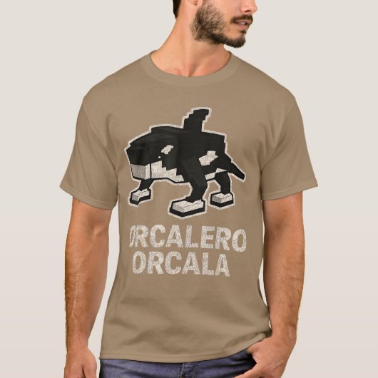 オルカレロ オルカラ おもしろイタリアン Brainrot ゲーミング ミーム Tシャツ (正面)