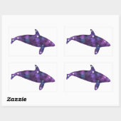 オルカ星座ステッカー 長方形シール (シート)