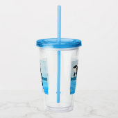 オルカ絵画ス アクリルタンブラー (右)