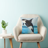 オルカ絵画ス クッション (椅子)