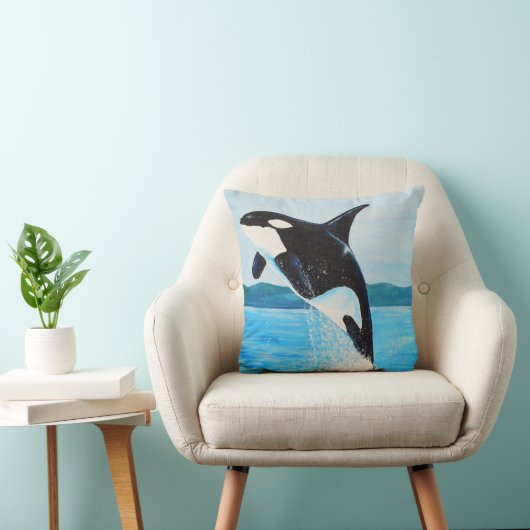 オルカ絵画ス クッション (椅子)