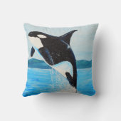 オルカ絵画ス クッション (裏面)