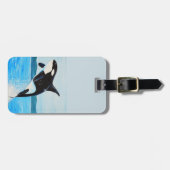 オルカ絵画ス ラゲッジタグ (正面横)