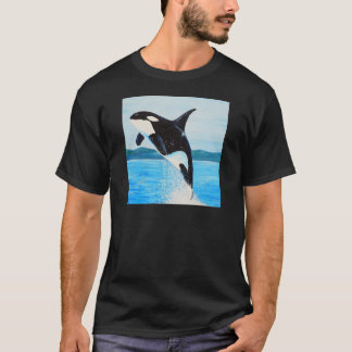 オルカ絵画ス Tシャツ