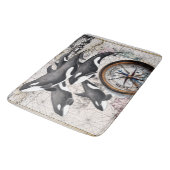 オルカ航海のコンパス バスマット (アングル)