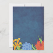 オルカ誕生日招待状 招待状 (裏面)