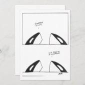 オルカ週間 招待状 (正面/裏面)