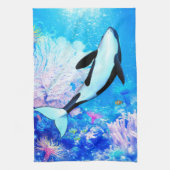 オルカ3 キッチンタオル (縦)