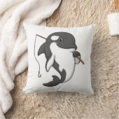 オルカ・アス・フィッシャー魚釣り棒 クッション (ブランケット)