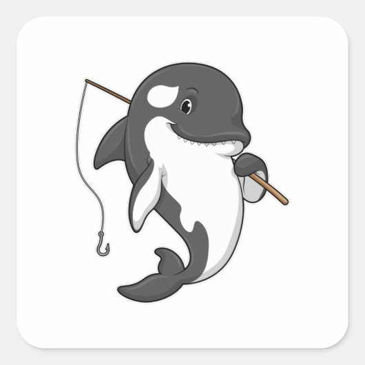 オルカ・アス・フィッシャー魚釣り棒 スクエアシール (正面)