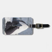 オルカ・クジラの浸食 ラゲッジタグ (正面横)