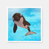 オルカ スタンダードカクテルナプキン (正面)