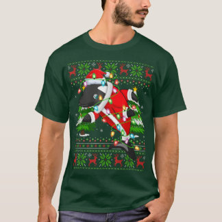 オルカ フィッシュ クリスマス ツリー マッチング サンタ オルカ アグリー クリス Tシャツ