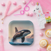 オルカ ペーパープレート (パーティー)