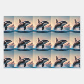 オルカ ラッピングペーパーシート (正面3)