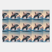 オルカ ラッピングペーパーシート (正面)