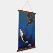 オルカ 吊り下げ型タペストリー (傾斜あり)