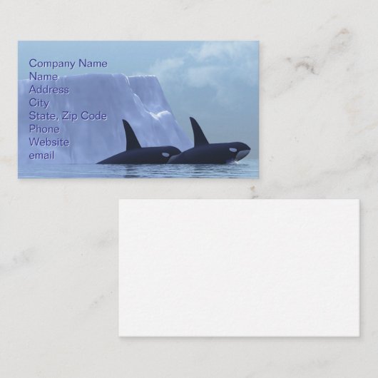 オルカ 名刺 (正面/裏面)