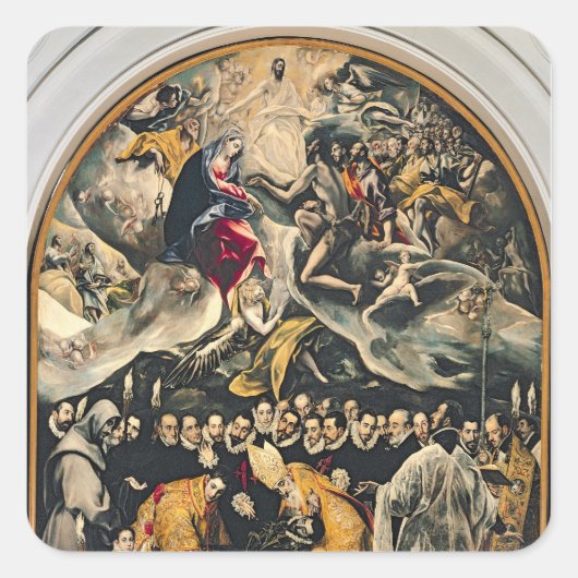 オルガズ伯爵の埋葬 スクエアシール (正面)