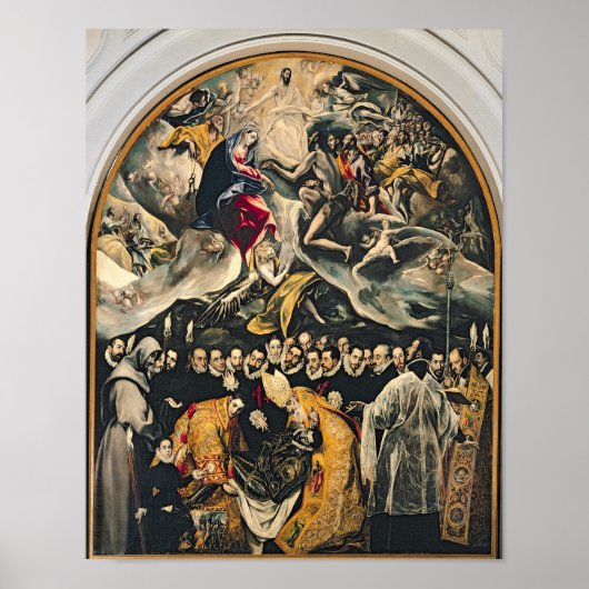 オルガズ伯爵の埋葬 ポスター (正面)