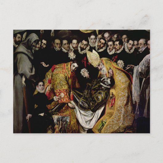 オルガズ伯爵の埋葬 ポストカード (正面)