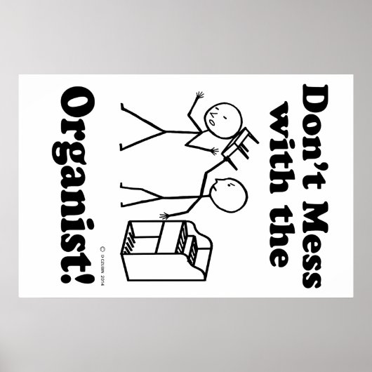 オルガニストに手を出すな ポスター (正面)