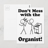 オルガニストに手を出すな ポストカード (正面/裏面)