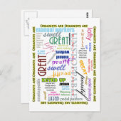 オルガニストは全てはがき ポストカード (正面/裏面)