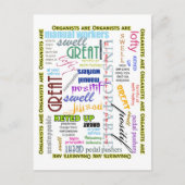 オルガニストは全てはがき ポストカード (正面)