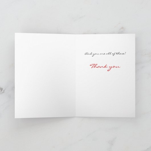 オルガニストは素晴らしい感謝カード サンキューカード (内部)