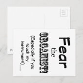 オルガニストを恐れる ポストカード (正面/裏面)