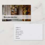 オルガニスト名刺- St John's, Chester，英国 名刺 (正面/裏面)