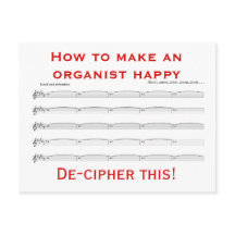 オルガニスト向けハガキの作り方