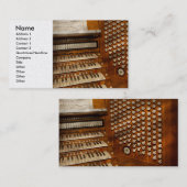 オルガニスト – コントロール準備完了 名刺 (正面/裏面)